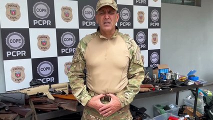CAC paranaense é preso suspeito de enviar armas para traficantes do Rio de Janeiro