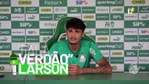 Larson celebra oportunidades no profissional e aponta mentor no Palmeiras