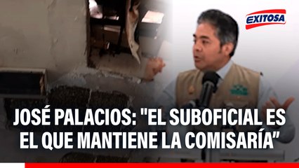 José Palacios: "El suboficial es el que mantiene la comisaría, paga de su bolsillo para arreglar los patrulleros"