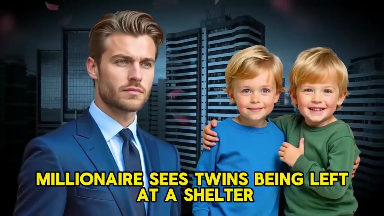 "Millionaire’s Shocking Encounter with Abandoned Twins 😢💔"