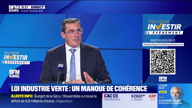 Tout pour investir L'Événement : Quand le régulateur rend les Conseillers en Gestion de Patrimoine schizophrènes avec la Loi industrie Verte - 13/11