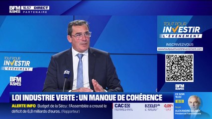 Tout pour investir L'Événement : Quand le régulateur rend les Conseillers en Gestion de Patrimoine schizophrènes avec la Loi industrie Verte - 13/11