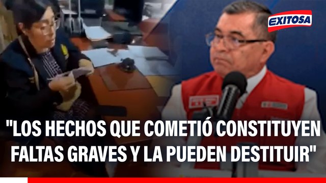 Fiscal que rompió acta denuncia a efectivo: Los hechos que cometió constituyen faltas graves y la pueden destituir , asegura Máximo Ramírez