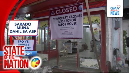 In Case You Missed It - Sarado muna dahil sa ASF; TRO vs. arrest warrant | SONA