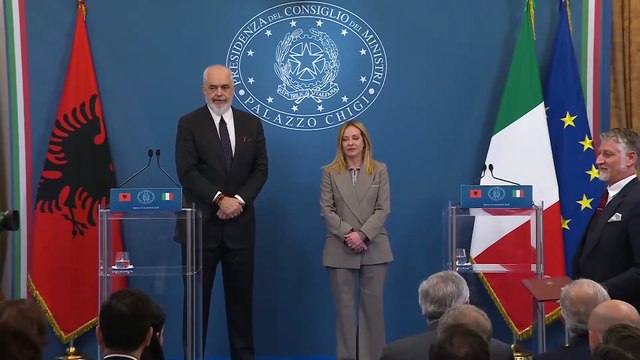 Roma - Vertice Italia-Albania, scambio di accordi e dichiarazioni alla stampa (audio originale) (13.11.25)