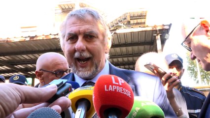 Roma  - Il Sottosegretario Mantovano in visita al quartiere Quarticciolo  (punto stampa)  (13.11.25)