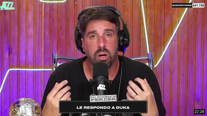 Azzaro continuó con su descargo