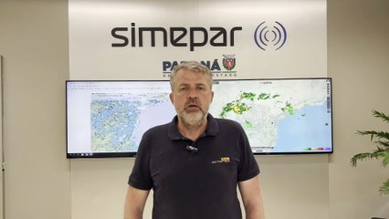 Chuva ganha força e temporais são esperados no fim de semana no Estado, aponta Simepar