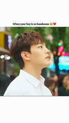 He is so cute and handsome 🥰 #cdrama #youtubeshorts