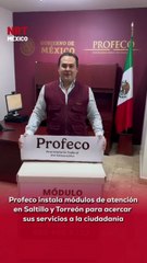 ✅ La Procuraduría Federal del Consumidor anunció la apertura de nuevos módulos en Saltillo y Torreón, con el objetivo de brindar orientación, recibir quejas y resolver conflictos de consumo de manera más rápida y directa.