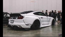 Tuning Clinched Widebody Ford Mustang GT mit Airride & BC Forged Wheels