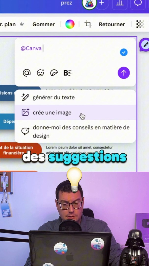 Nouveau, l'assistant IA Canva