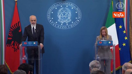 Il premier albanese Edi Rama: Meloni è mia sorella. Per scelta mia, non sua