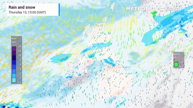 Up to 100mm of rain as Storm Claudia triggers rain, wind and flood alerts across the UK