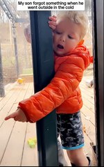 My Son Forgot Something Before Going Out in the Cold ❄️ | Funny Parenting Moment