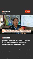 ¡Atención! Se vienen lluvias y un brusco descenso de temperaturas en el país