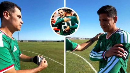 Rafa Márquez y Edson Álvarez protagonizan emotivo momento como "capitanes" de la Selección Mexicana