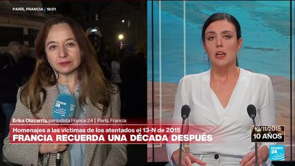 Informe desde París: con pantalla gigante e inauguración de jardín en honor a las víctimas se conmemoran atentados del 13N