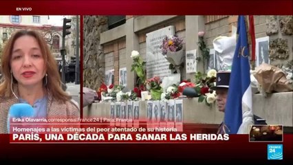 París: minuto de silencio y ofrendas florales, los homenajes a las víctimas del 13 de noviembre