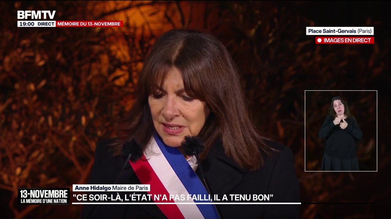 13-Novembre: “Rien n'effacera l’horreur cette nuit-là, ni la douleur de celles et ceux qui ont survécu”, explique Anne Hidalgo, maire de Paris