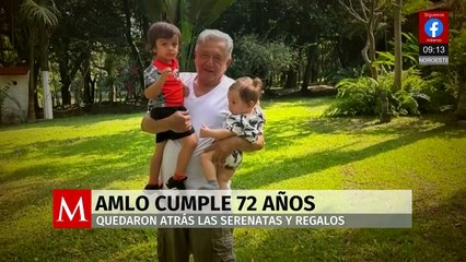 AMLO celebra su cumpleaños 72 este 13 de noviembre