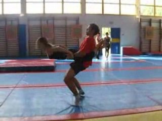 entrainement de rock acrobatique