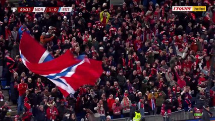 Le doublé express de Sorloth face à l'Estonie - Foot - Qualif. Coupe du monde