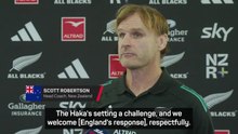 All Blacks coach Robertson welcomes England Haka challenge