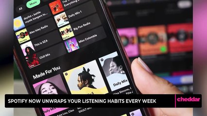 Spotify Now Unwraps Your Listening Habits Every Week