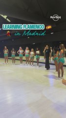 Las Cheerleaders de los Dolphins aprenden a bailar flamenco en Madrid