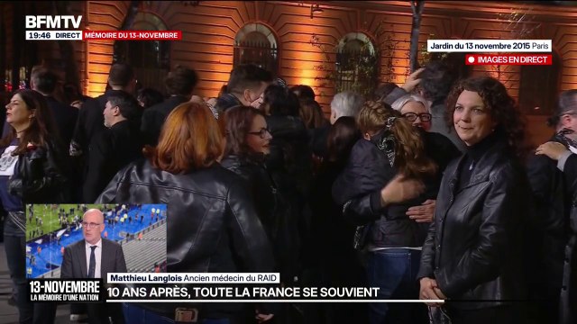 Commémoration des attentats du 13-Novembre: Une cérémonie très digne, très belle , note Matthieu Langlois, ancien médecin du RAID