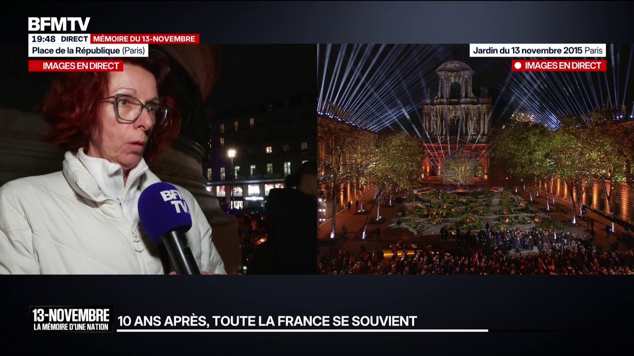"Un devoir d'être ici": des centaines de personnes réunies place de la République en hommage aux victimes du 13-Novembre