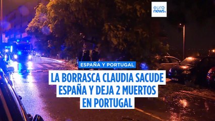 La borrasca Claudia azota España: alertas de Aemet, caos en Canarias y 2 muertos en Portugal