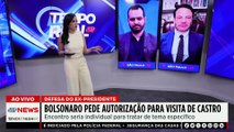 Defesa de Jair Bolsonaro pede autorização para visita de Cláudio Castro