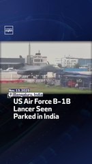 US Air Force B-1B Lancer Seen Parked in India