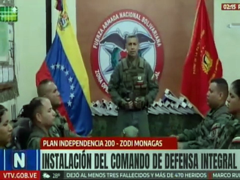 ZODI Monagas activa los Comandos de Defensa Integral