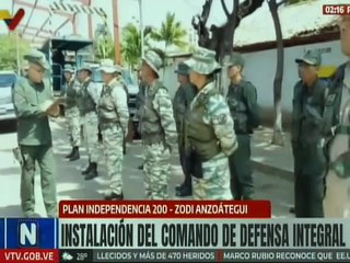 ZODI Anzoátegui continúa desplegada ante amenazas imperialistas