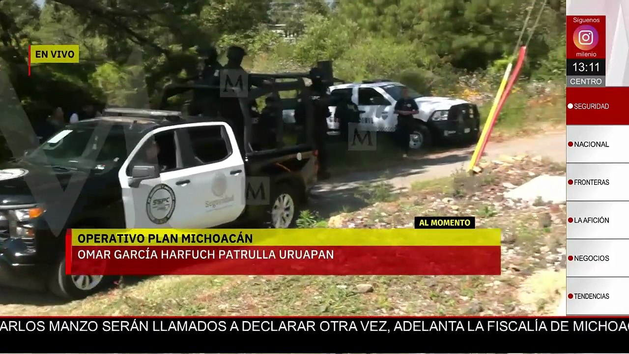ÚLTIMA HORA: Harfuch sostendrá reunión con autoridades en Uruapan