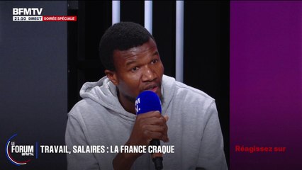 FORUM BFM - "Le pouvoir public doit baisser considérablement les charges patronales et salariales pour redonner du pouvoir d'achat", déclare Ibrahim, conducteur de poids lourd