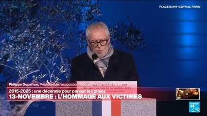 Dix ans après le 13-Novembre : Philippe Duperron salue la création du jardin mémoriel