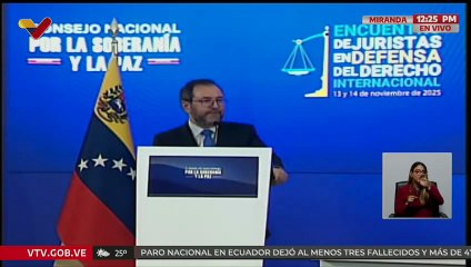 Venezuela da inicio al Encuentro de Juristas en Defensa del Derecho Internacional
