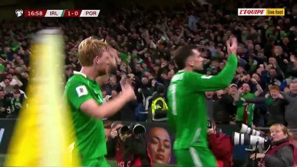 Le doublé de Troy Parrott avec l'Irlande face au Portugal - Foot - Qualif. Coupe du monde