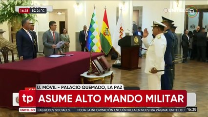 Rodrigo Paz toma juramento al nuevo Alto Mando Militar