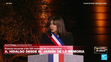 Anne Hidalgo, alcaldesa de París sobre el 13 de noviembre: “Una de las noches más oscuras”