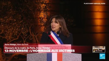 Dix ans du 13-Novembre : "Ce soir-là, notre démocratie était visée" (Anne Hidalgo)