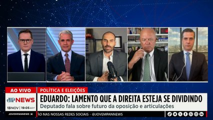 “Senado é muito mais importante que a Presidência”, diz Eduardo Bolsonaro sobre estratégia para 2026
