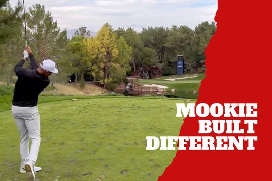 Mookie Betts almost hits a stunning hole-in-one and proves he’s built differently