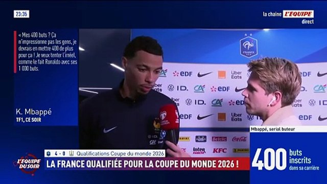 Hugo Ekitike : « Ma meilleure entrée avec les Bleus » - Foot - Qualif. Coupe du monde