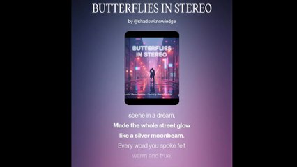 BUTTERFLIES IN STEREO – Shadow Knowledge (Official Music Audio)