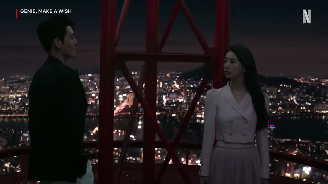 Ka-young and Genie’s First Kiss at Namsan Tower _ Genie, Make a Wish